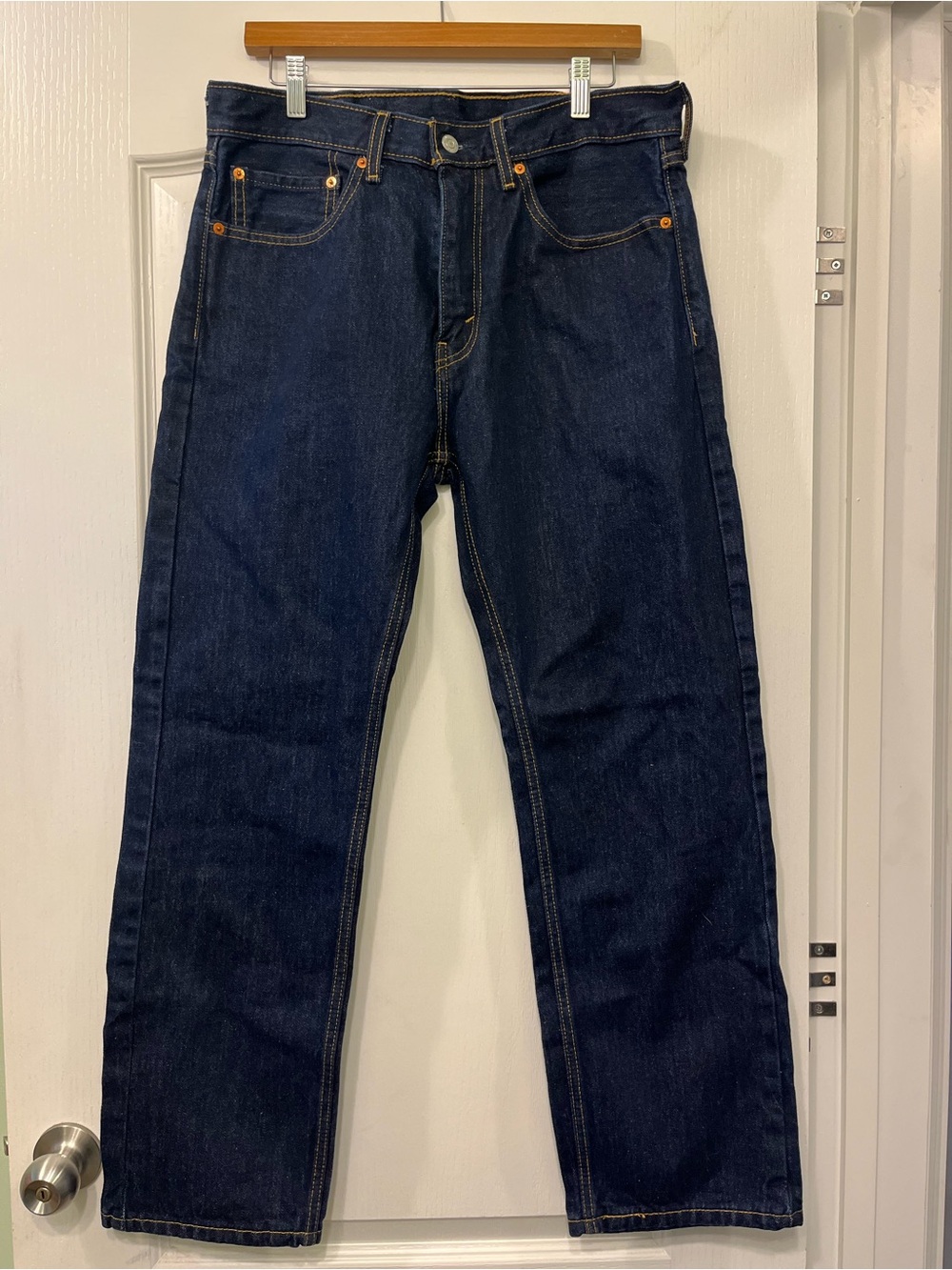 Levi's Men's 505 size 34/30 Indigo Straight Jeans
